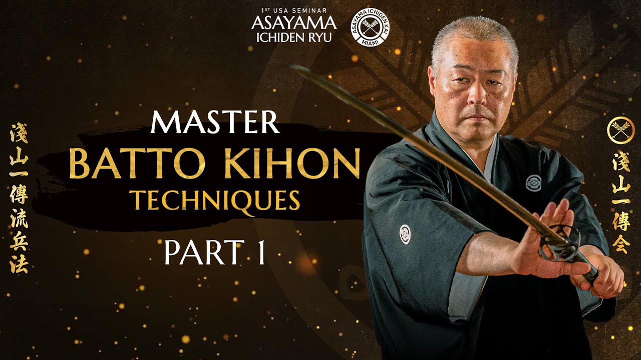 Master Samurai Sword Draws | Asayama Batto Kihon Pt 1