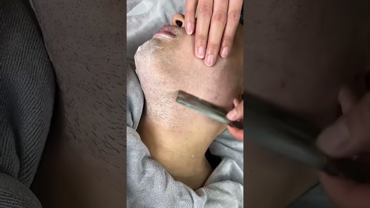 Lady Shaving & Remove beard！A customer who&rsquo;s been with me for ten years is back.