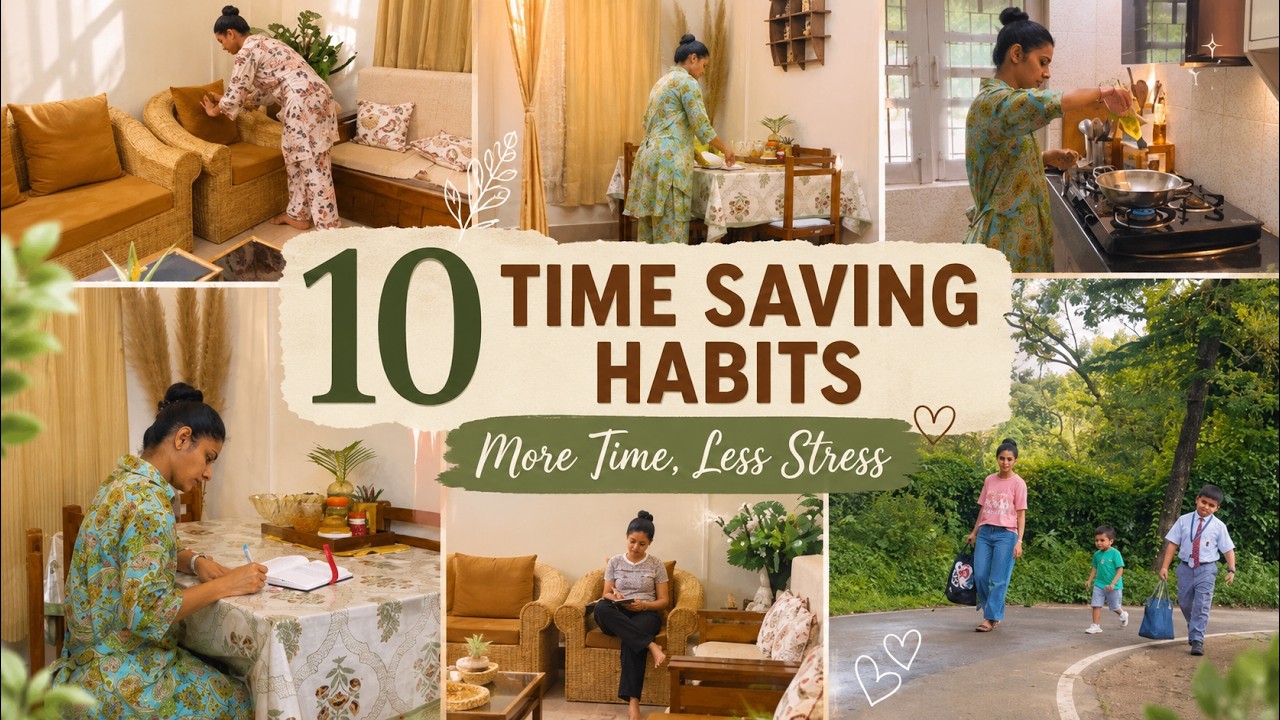 10 Tiny Habits That Save Time & Reduce Stress || Simple Homemaking Tips 🌿