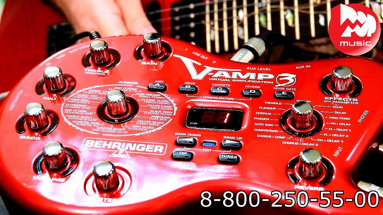 Гитарный процессор BEHRINGER V-AMP 3