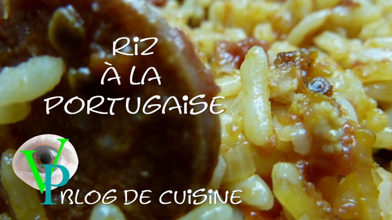 La fabrication du riz à la portugaise