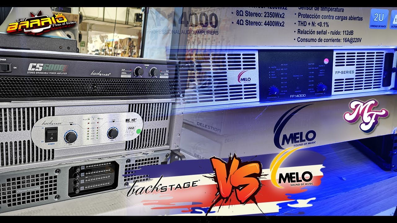 🔥CUANTO CUESTA UN AMPLIFICADOR MELO?  Y LA DIFERENCIA DE LOS BACK STAGE | INGE CESAR NOS EXPLICA.