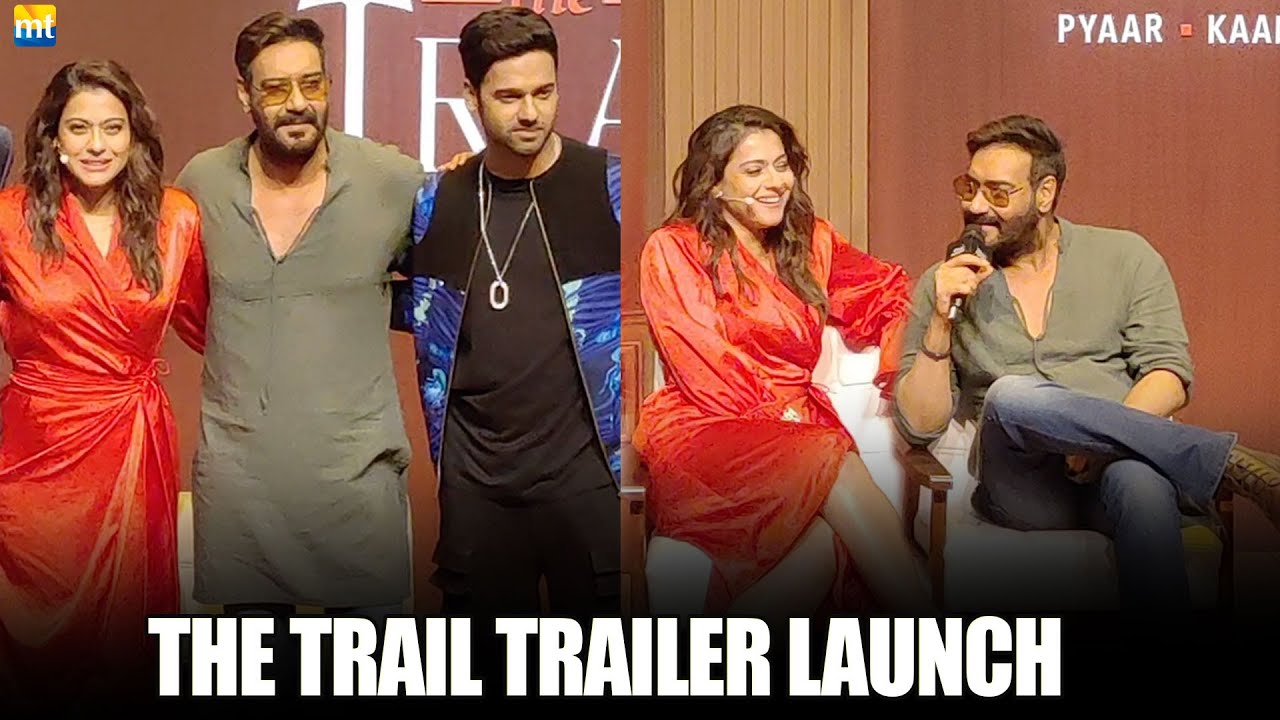 Ajay Devgn makes a surprise entry at wife Kajol's show The Trial's Trailer Launch