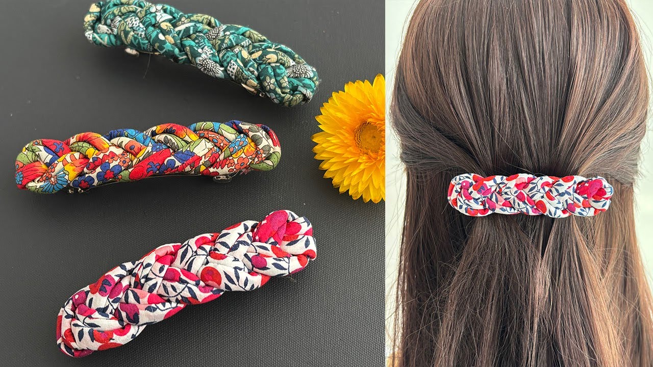 So Easy 💖 Diy Hair Clips Making | How to Make Hair Clip at Home | हेयर क्लिप | Grampo de cabelo
