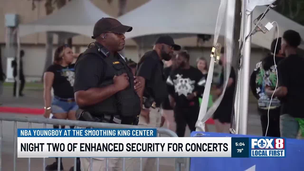 Органы общественной безопасности готовятся ко второму вечеру концертов NBA Youngboy в Новом Орлеане