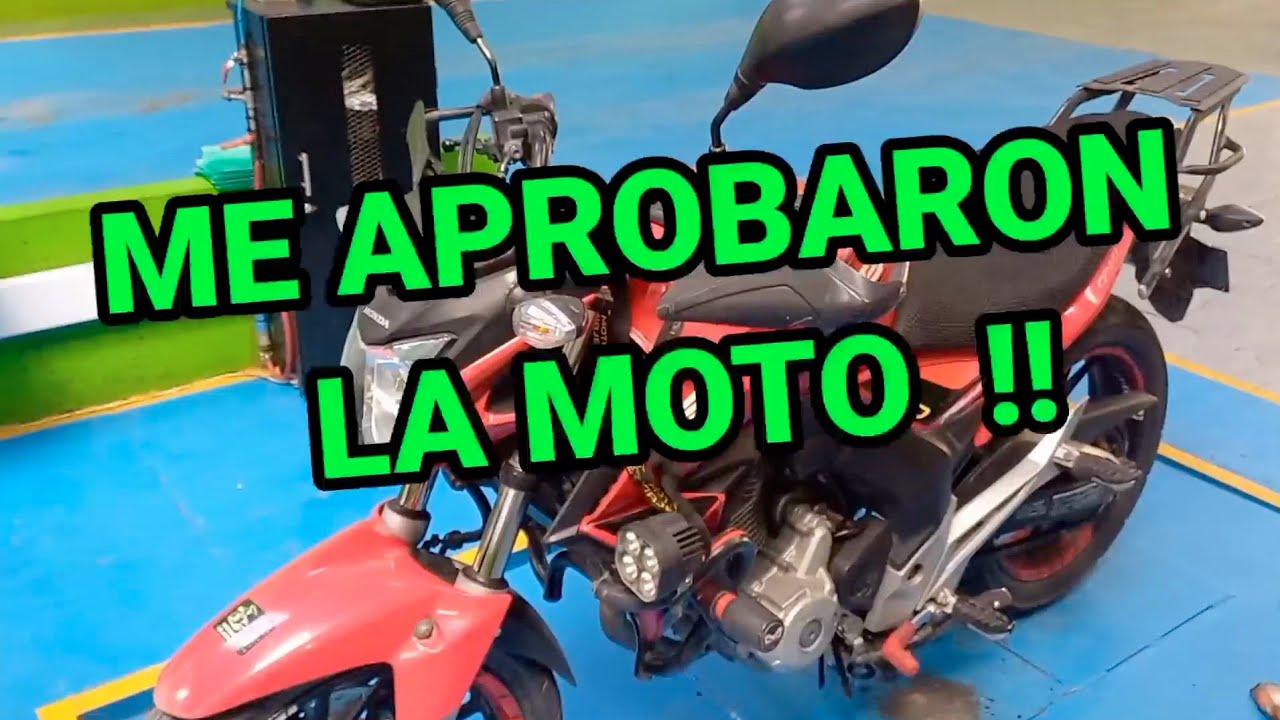 ASÍ TE PASA la MOTO EN REVISIÓN TECNO MECÁNICA  !!!