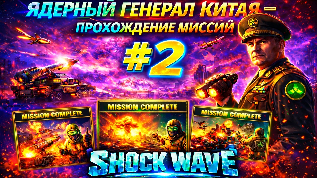 ПРОХОЖДЕНИЕ МИССИЙ #2  ГЕНЕРАЛ ТАО (SHOCK WAVE GENERALS)
