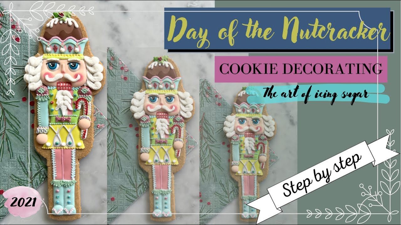 How to decorate nutcracker cookie | icing cookie tutorial