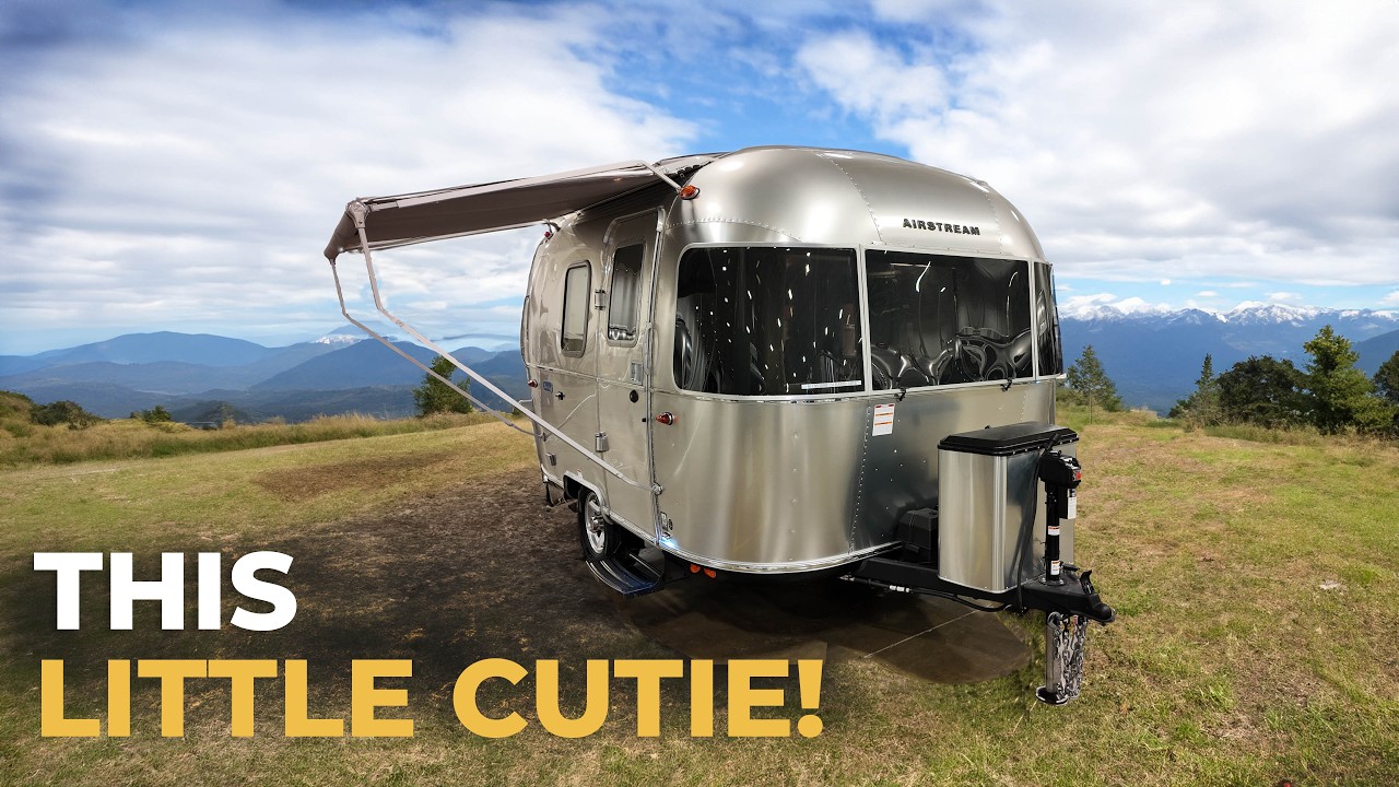 Самый маленький и лёгкий Airstream, который всё ещё вмещает 4 человек! | Обзор автодома