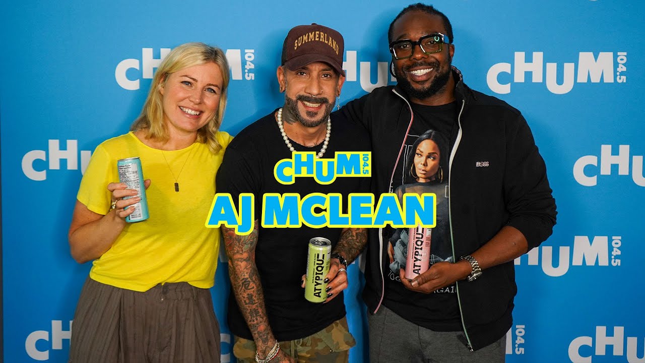 AJ McLean from the Backstreet Boys calls fans with Josie & Jamar