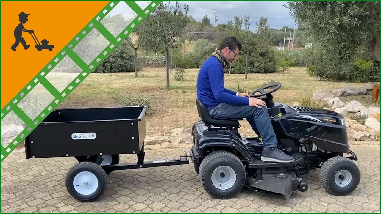 Alpina AT3 98 HA Riding-on Mower with Stiga ST 400 Engine - Customer's video