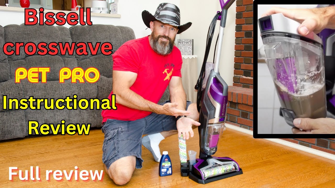 Как пользоваться шваброй Bissell Crosswave Pet Pro