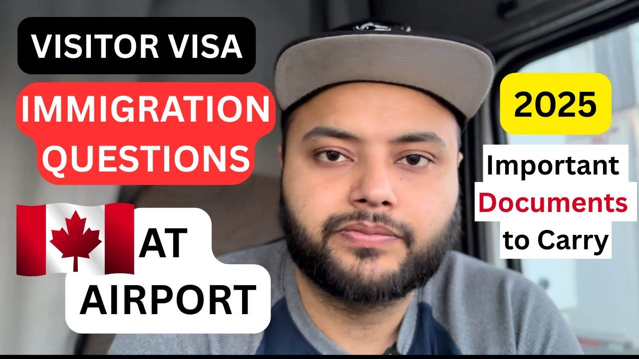 Visitor Visa Getting canceled At Canada Immigration || Visa immigration question || Saurav k Blogs