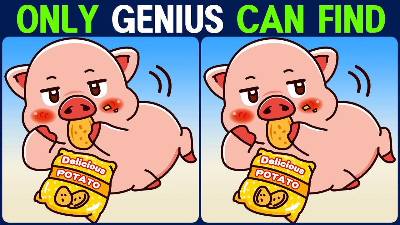 【Find the Difference】 Be focused and try to find them all!