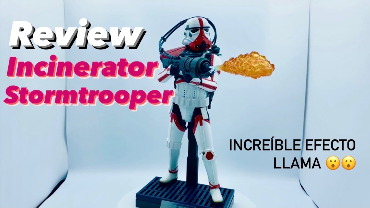 Incinerator Stormtrooper Hot Toys - Review detallado en español - TMS012 - The Mandalorian