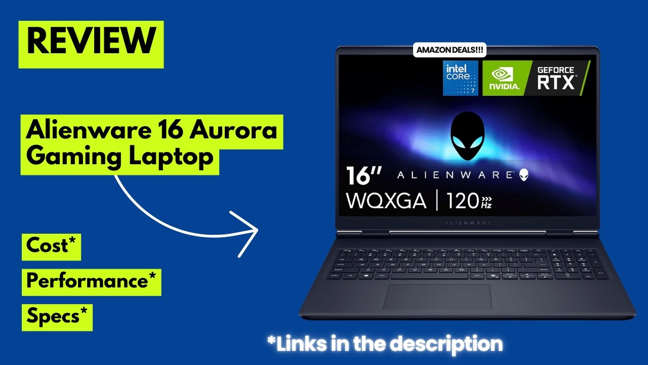 Alienware 16 Aurora Review 2026 | RTX 5050 Gaming Laptop Performance, Thermals & Display Tested