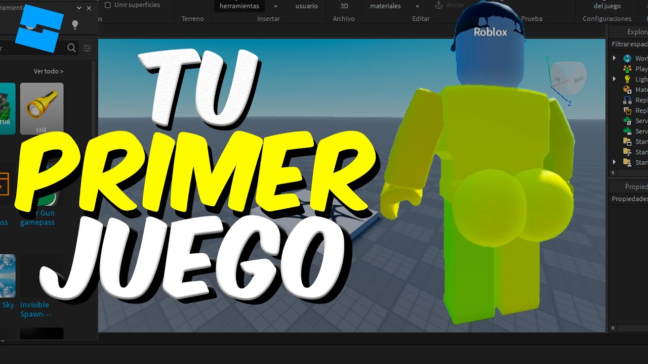 COMO CREAR UN JUEGO EN ROBLOX (MUY BASICO)