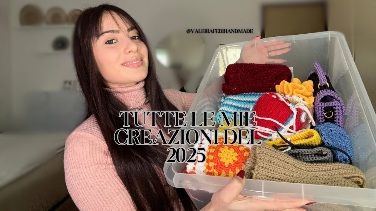 Tutte le mie creazione fatte all’uncintto del 2025 🌸💝