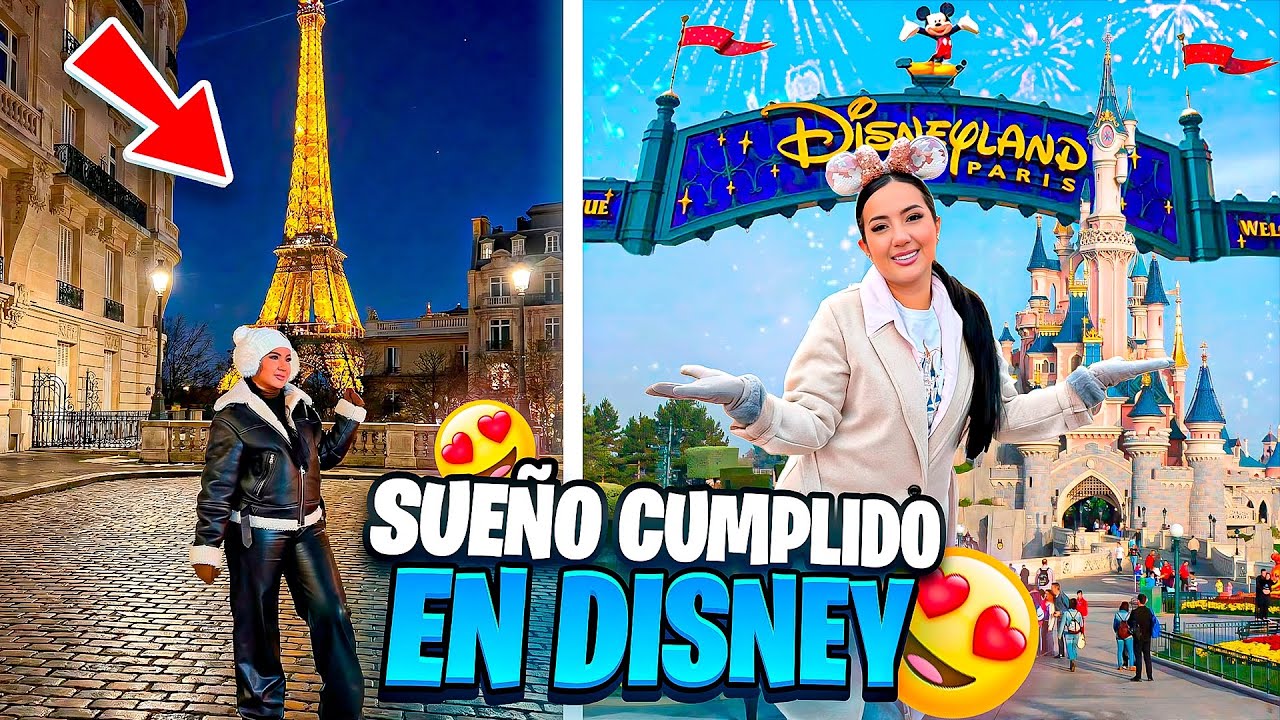 🥳CUMPLIENDO MI SUEÑO/CONOCÍ DISNEY*Kelly Muñoz*😍😭 