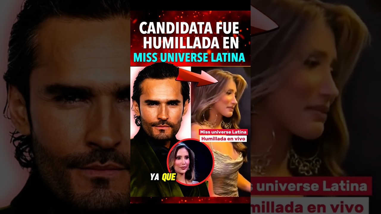 🚨&iexcl;Esc&aacute;ndalo en Miss Universe Latina 2025! Jurado humilla a una candidata venezolana.