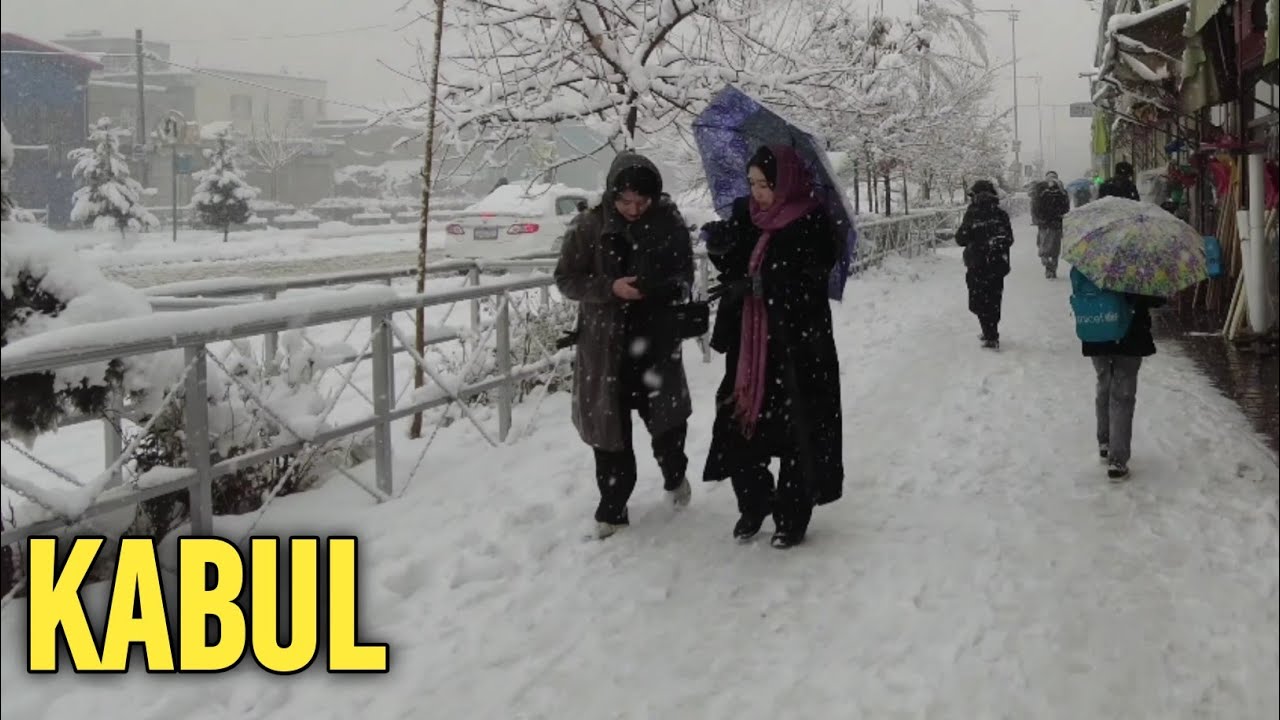 Afghanistan 4K 🇦🇫 | Real Kabul Winter Street Life Walking Tour 2026 [FULL WALK]