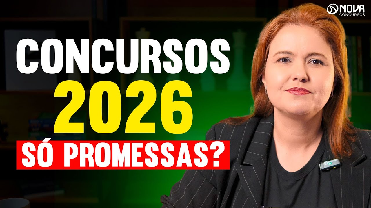 CONCURSOS PÚBLICOS 2025: EDITAIS EM DEZEMBRO E EXPECTATIVAS PARA 2026 🔴
