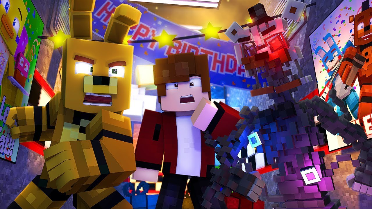 Minecraft FNAF 6 Pizzeria Simulator - NOOB VS PRO (Minecraft Roleplay)