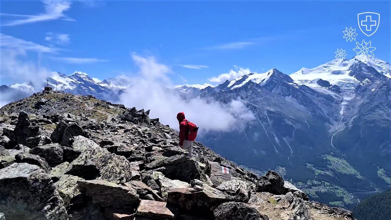 Climbing Augstbordhorn from Moosalp (2021/08/06)