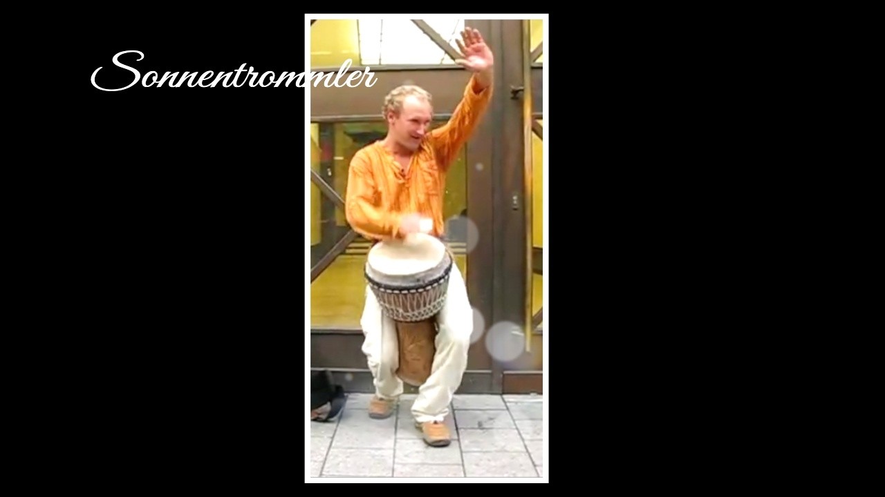 Sonnentrommer Tilo Wünsch - #Straßenmusik #Mönckebergstraße #Hamburg 2008