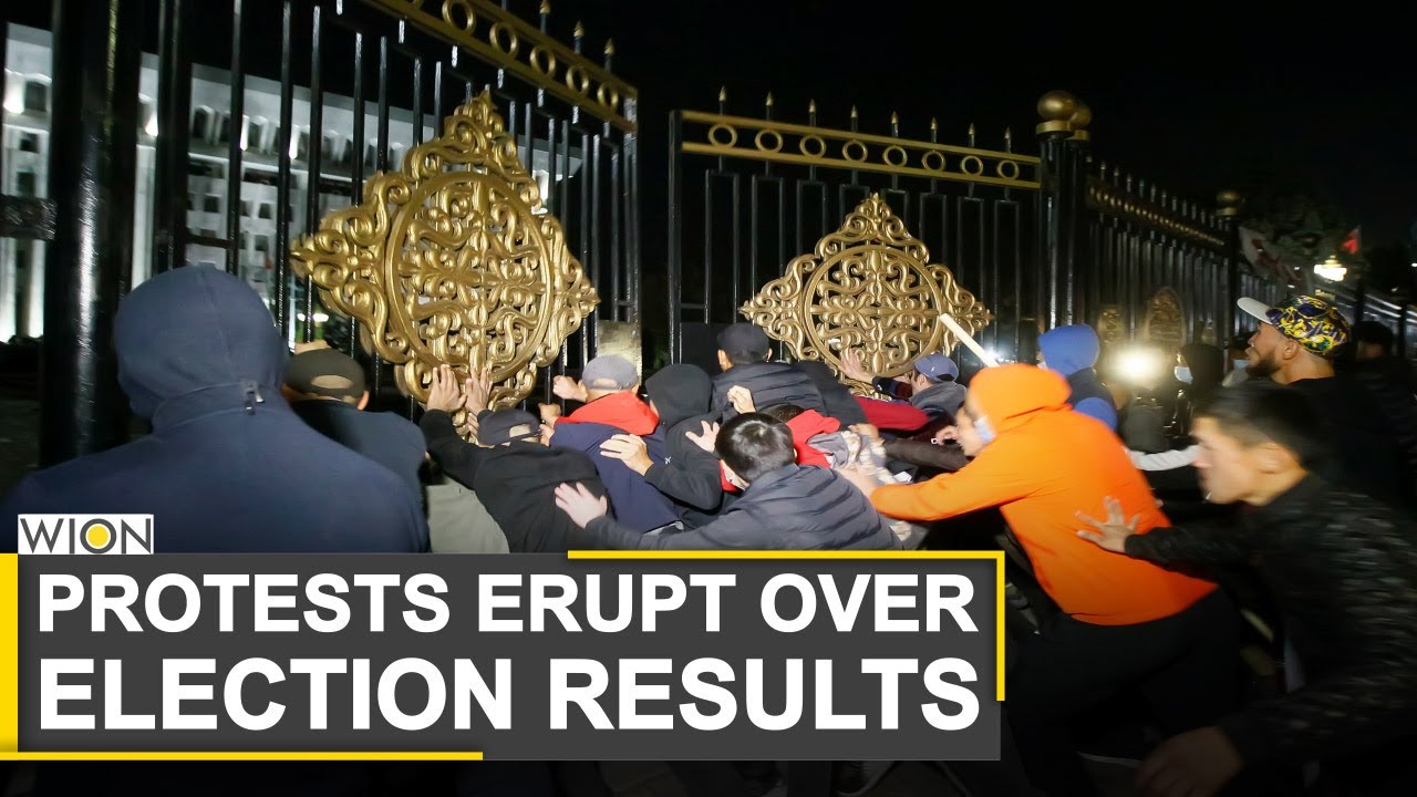 Kyrgyzstan: Hundreds storm parliament over vote-rigging claims