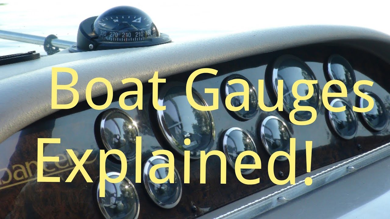 Boating Basics - Gauges Explained!