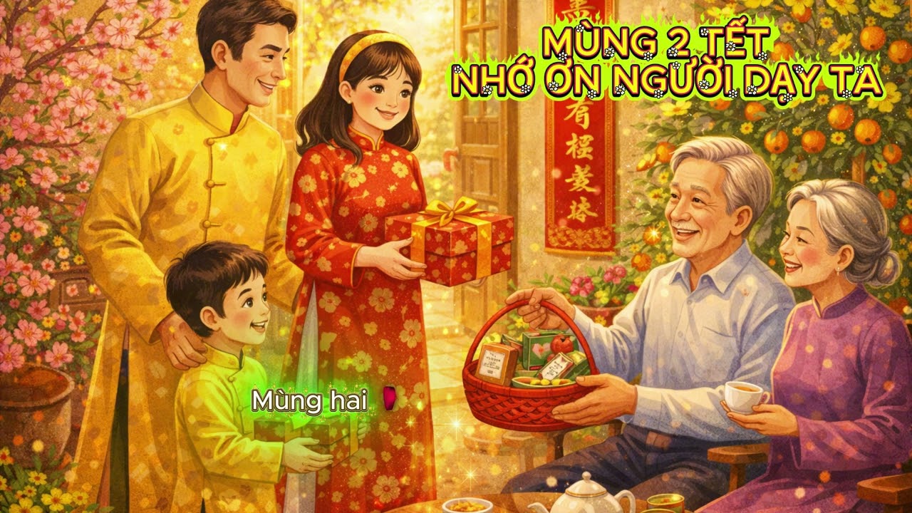 MÙNG 2 TẾT – NHỚ ƠN NGƯỜI DẠY TA