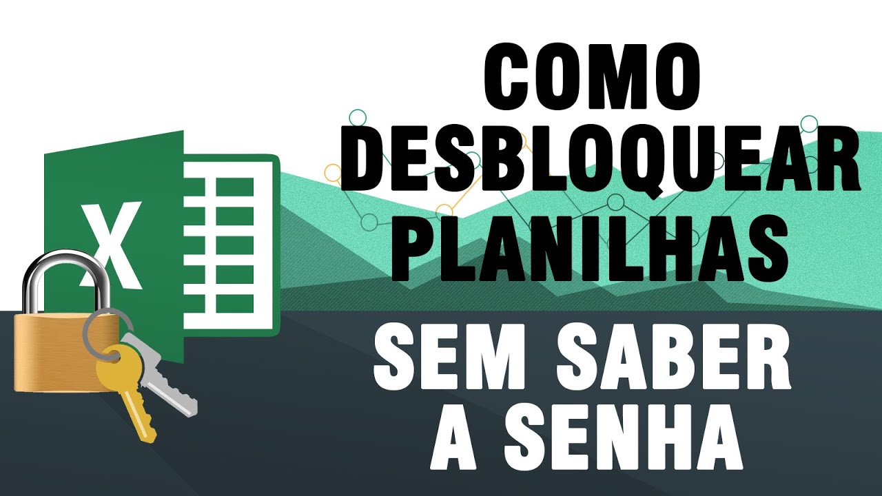⚠️ Tutorial -Como desbloquear / desproteger planilha, sem saber a senha!