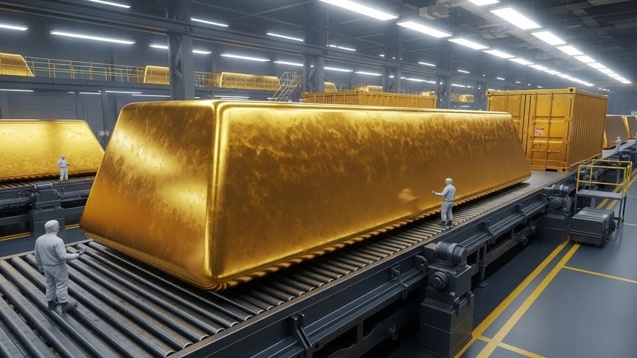 Inside Switzerland&rsquo;s Gold Vault Refining 99.99% Pure Gold Bars (Full Process)