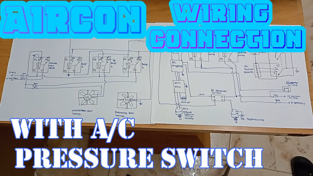 A/C WIRING CONNECTION NA MAY A/C PRESSURE SWITCH