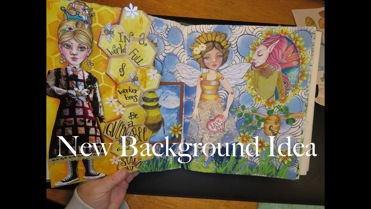 Простой новый фон для художественных журналов.