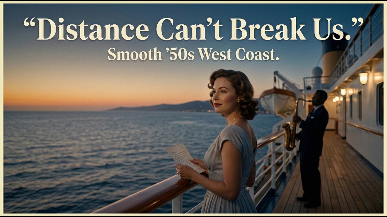 1950s West Coast Jazz Love Song About Long Distance Romance | Smooth Vintage Saxophone Sound