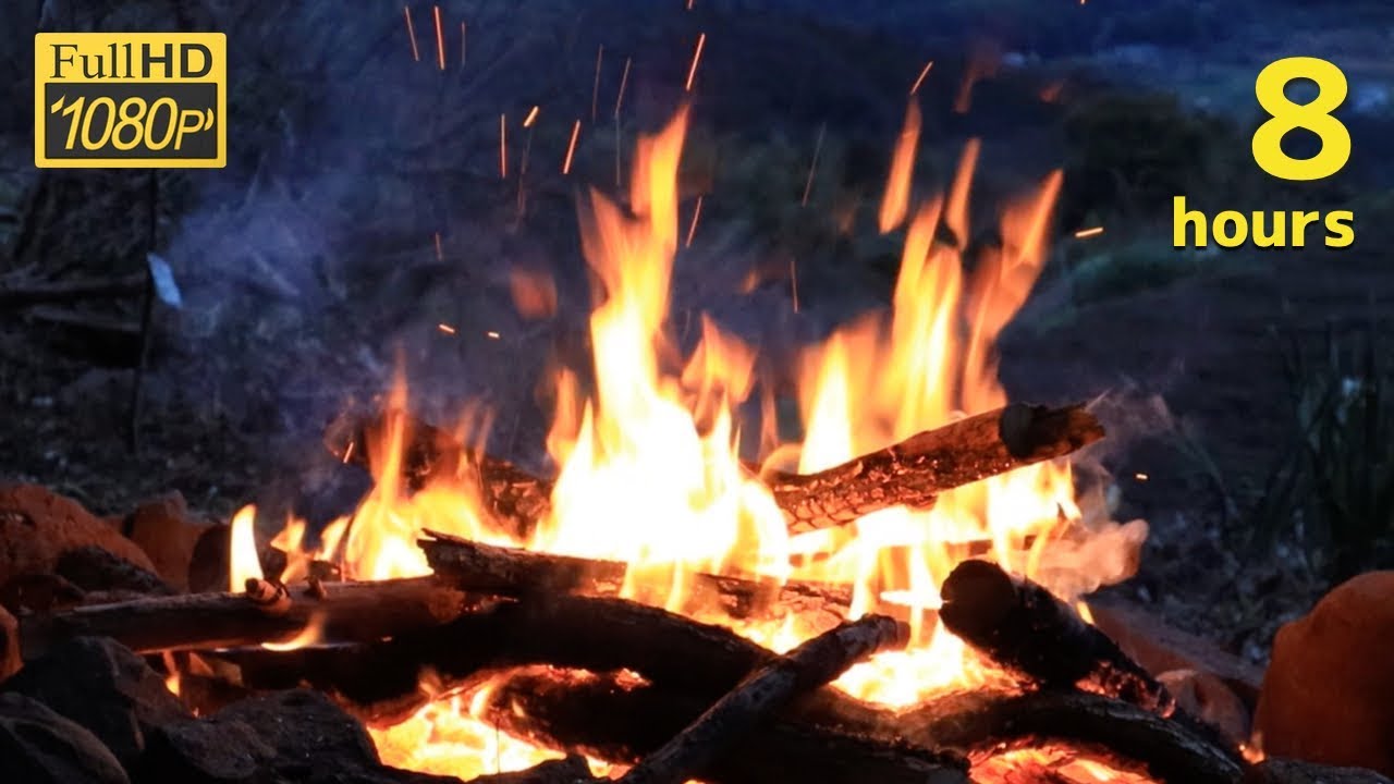 直火の癒し系 焚き火動画８時間 &ldquo; Healing bonfire BGM 8 hours &rdquo;