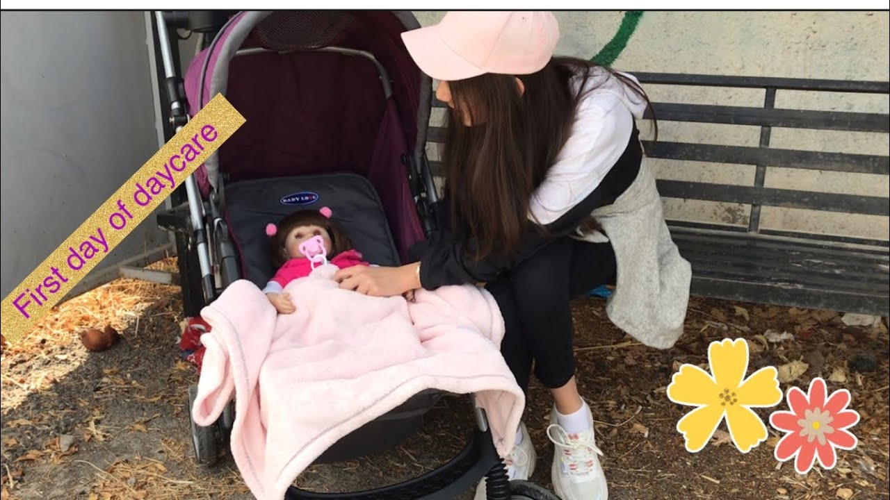 Mila’s first day at  daycare  🥰ميلا اول يوم في الحضانة 👼🏻🧚🏼‍♀️