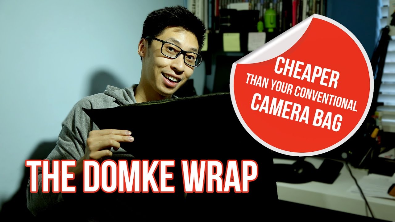 A Cheaper Camera Bag Alternative - The Domke Wrap