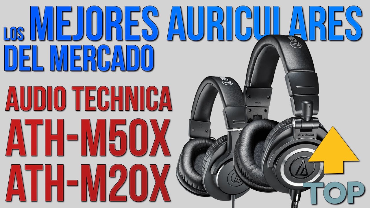 Unboxing y review AUDIO TECHNICA ATH-M50X y ATH-M20X (Comparativa y consejo ⭐)