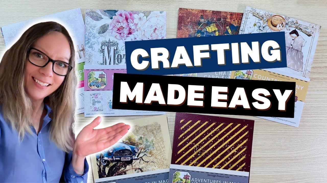 New Product Reveal Card Fronts | Country Craft Creations & ME!
