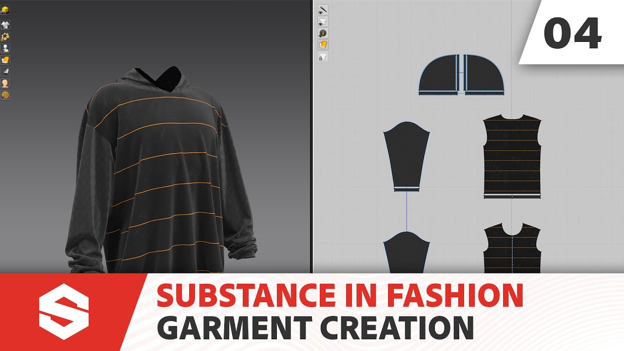 Substance in Fashion Tutorial - 04 Garment Creation | Adobe Substance 3D