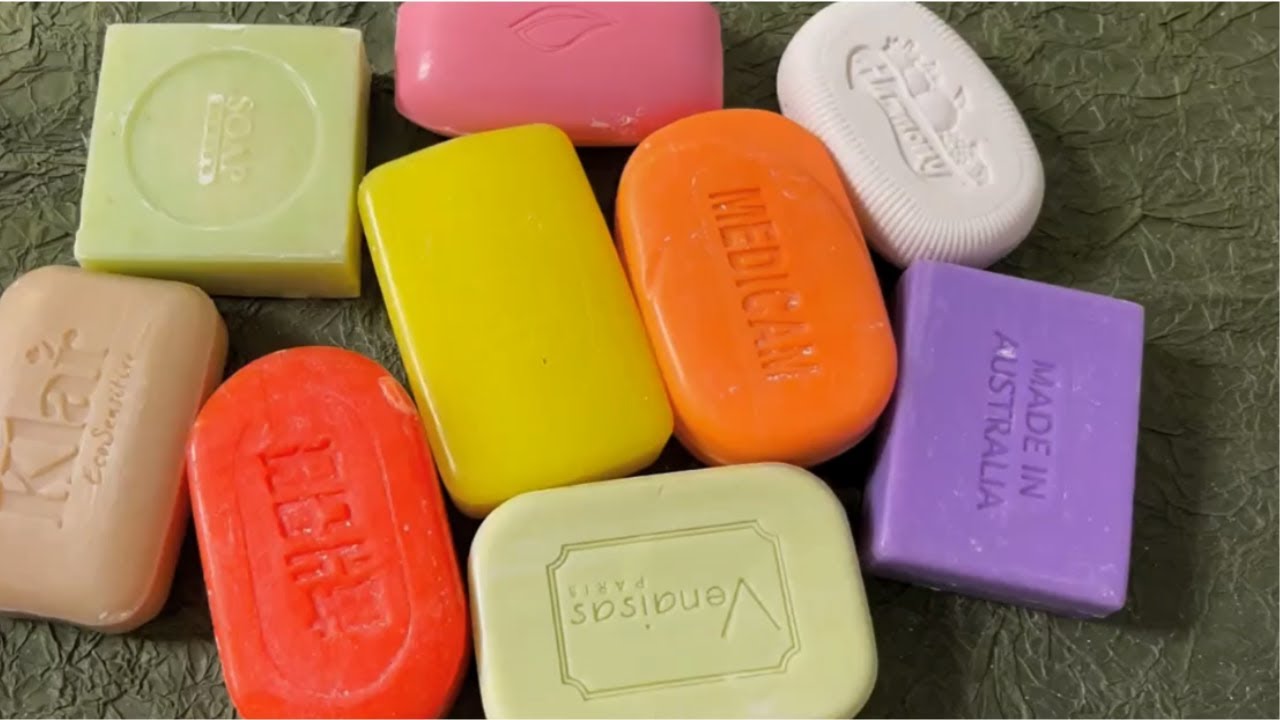 Soap Carving 🧼Soap Crushing ASMR ❤️Soap Cutting ✨Relaxing Videos #434
