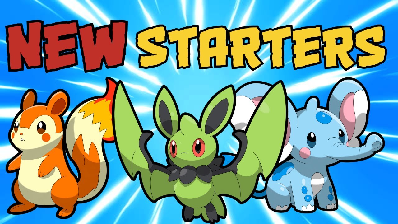 Creating NEW Starter Pokemon for my Fakemon Region! [The Chenet Region]