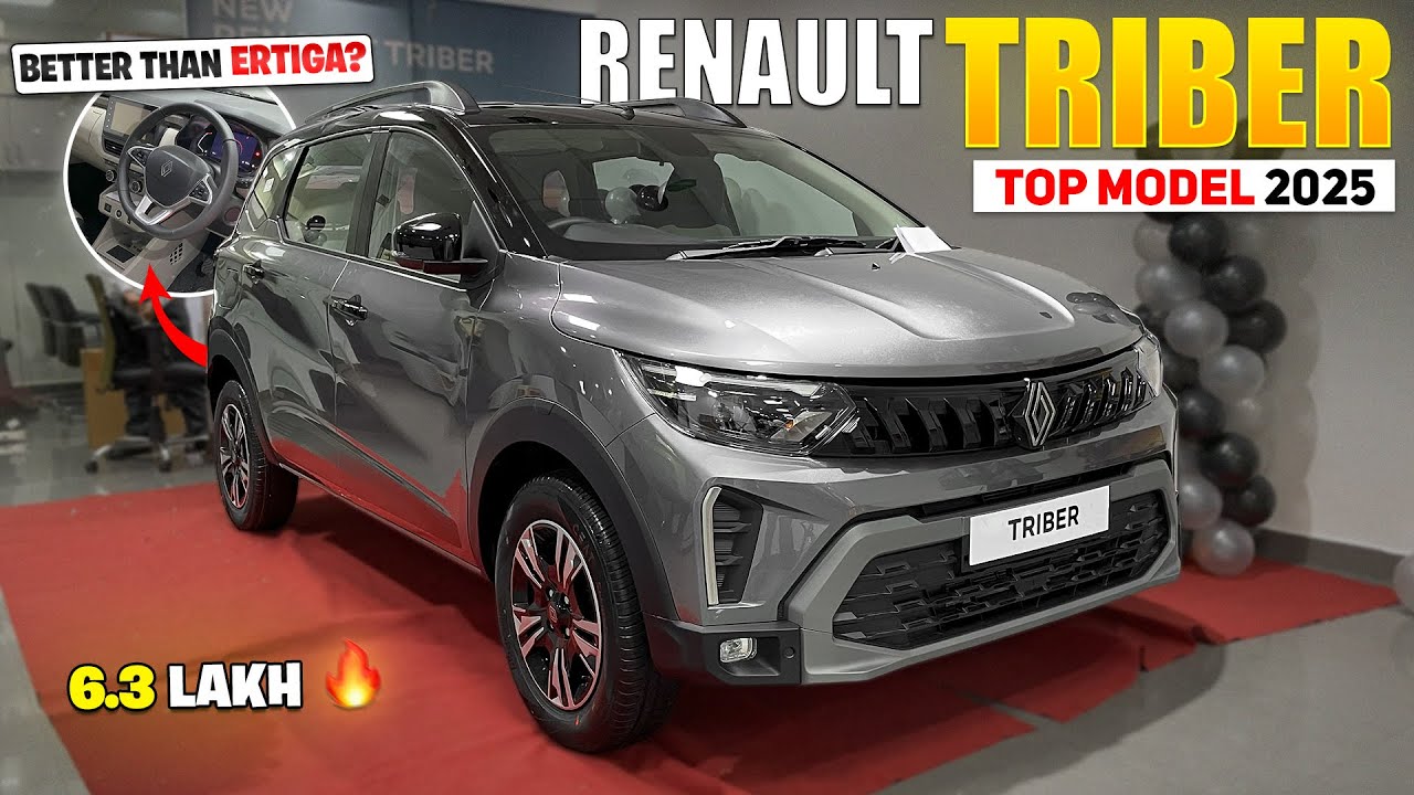 2025 Renault Triber Top Model Detail Review 🔥| New Features & On Road Price!
