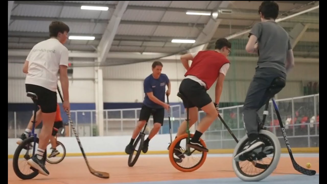 Unicycle Hockey on Wales Today