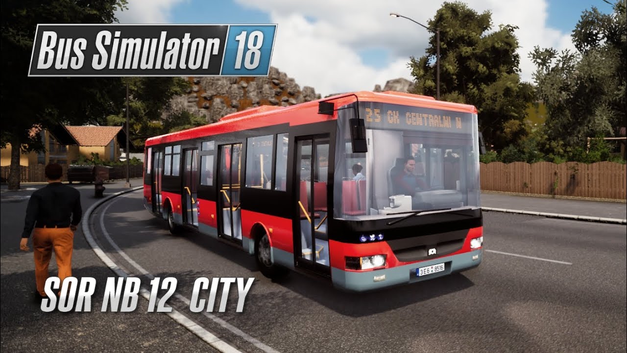 Bus Simulator 18 [CZ] ŽIVĚ: Nový autobus SOR NB 12 CITY (ↆ𝗗𝗢𝗪𝗡𝗟𝗢𝗔𝗗ↆ)