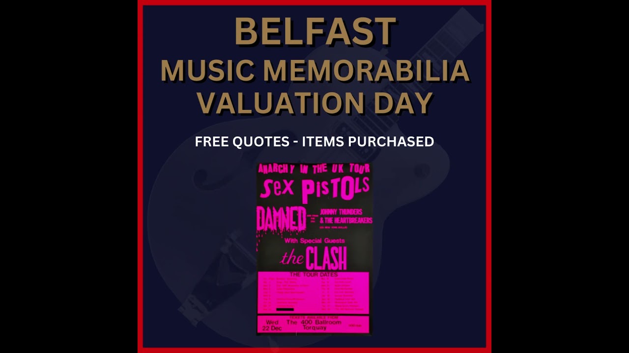 Belfast Music Memorabilia Valuation Day