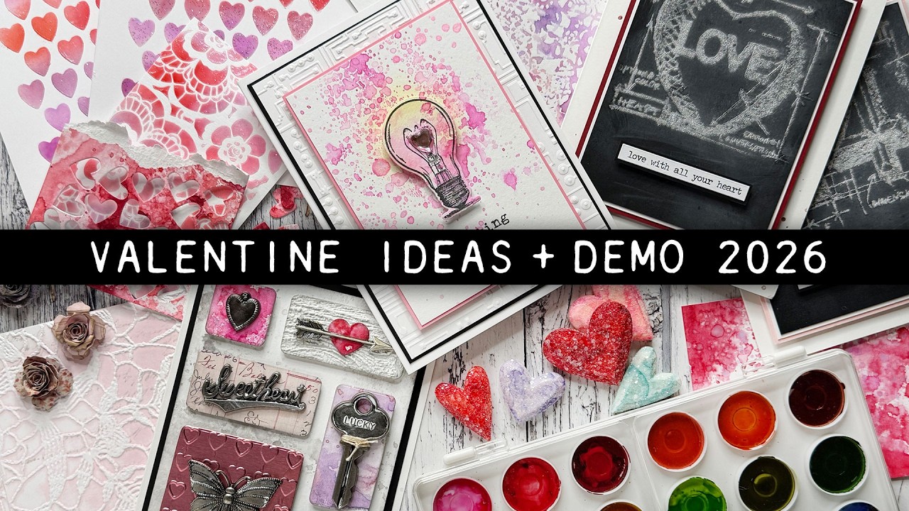 LIVE: Tim Holtz Valentine Ideas + Demo